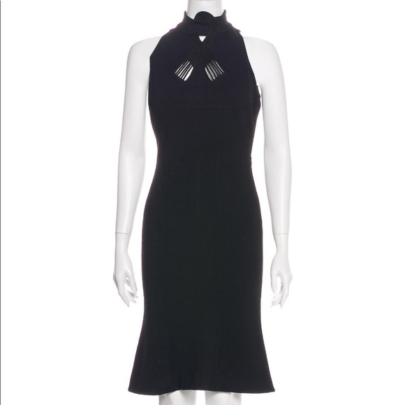 DVF Wool dress- 6 black - Picture 1 of 6